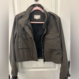 Rag & Bone Jean M15 Olive Green Military Jacket Size M